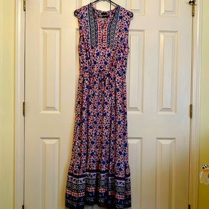 Talbots Sundress Size 14 Multicolored